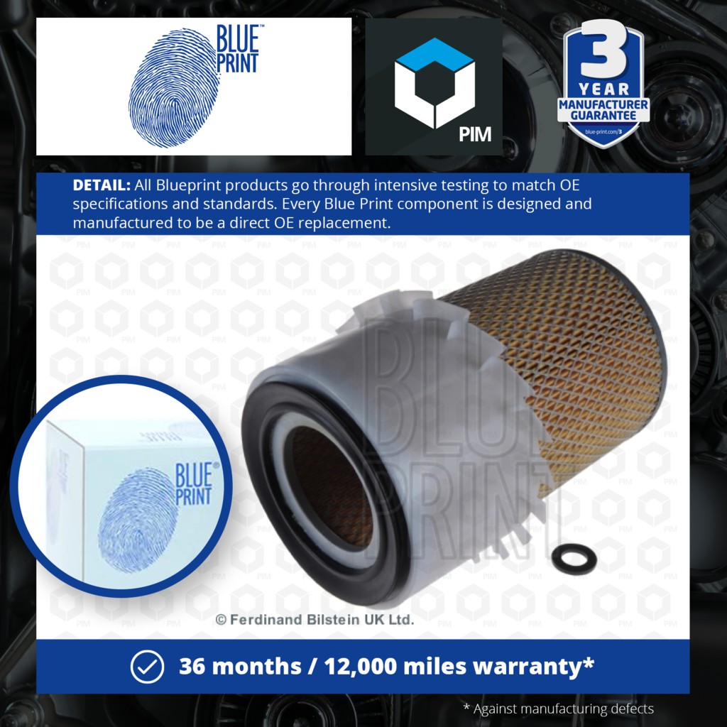 pack of one Blue Print ADJ132208 Air Filter 