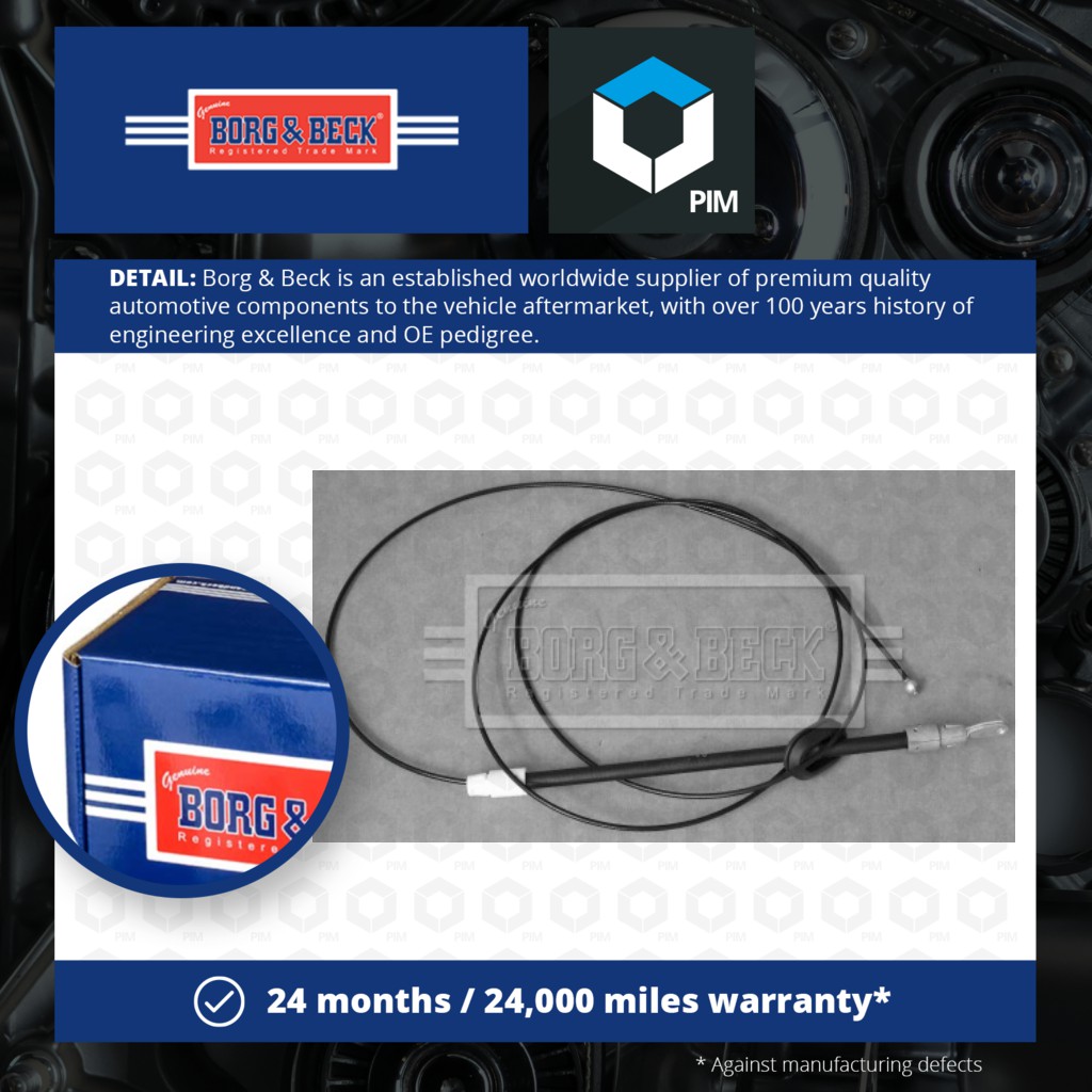 Handbrake Cable Fits VW Crafter 2f 2.0d Front 11 to 16 Hand Brake