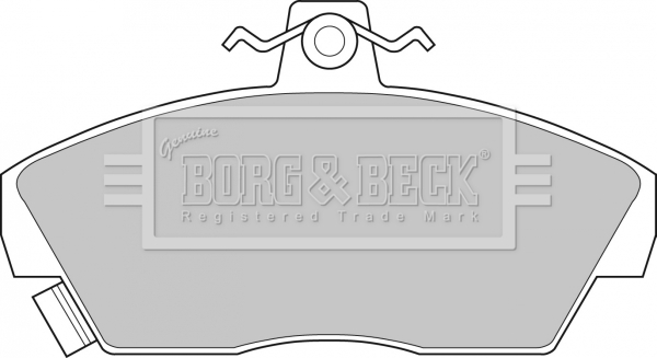 Borg & Beck BBP1986 Front Brake Pads Sumitomo Includes Wear Indicators/Leads 