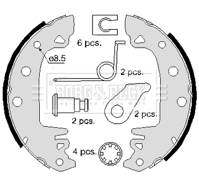 Borg & Beck BBS6086