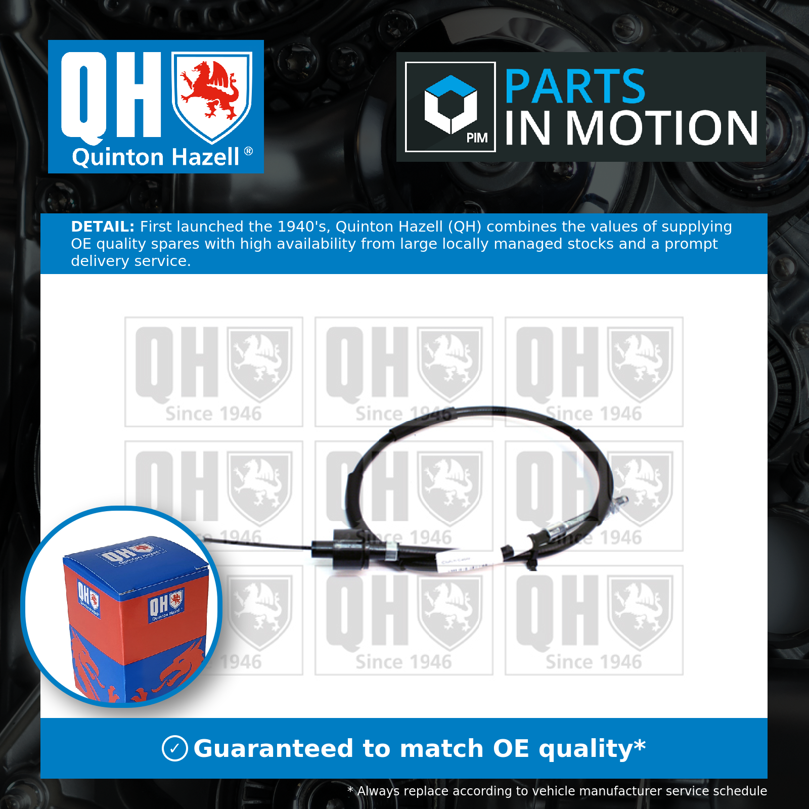 Quinton Hazell Clutch Cable QCC1057 [PM221693]