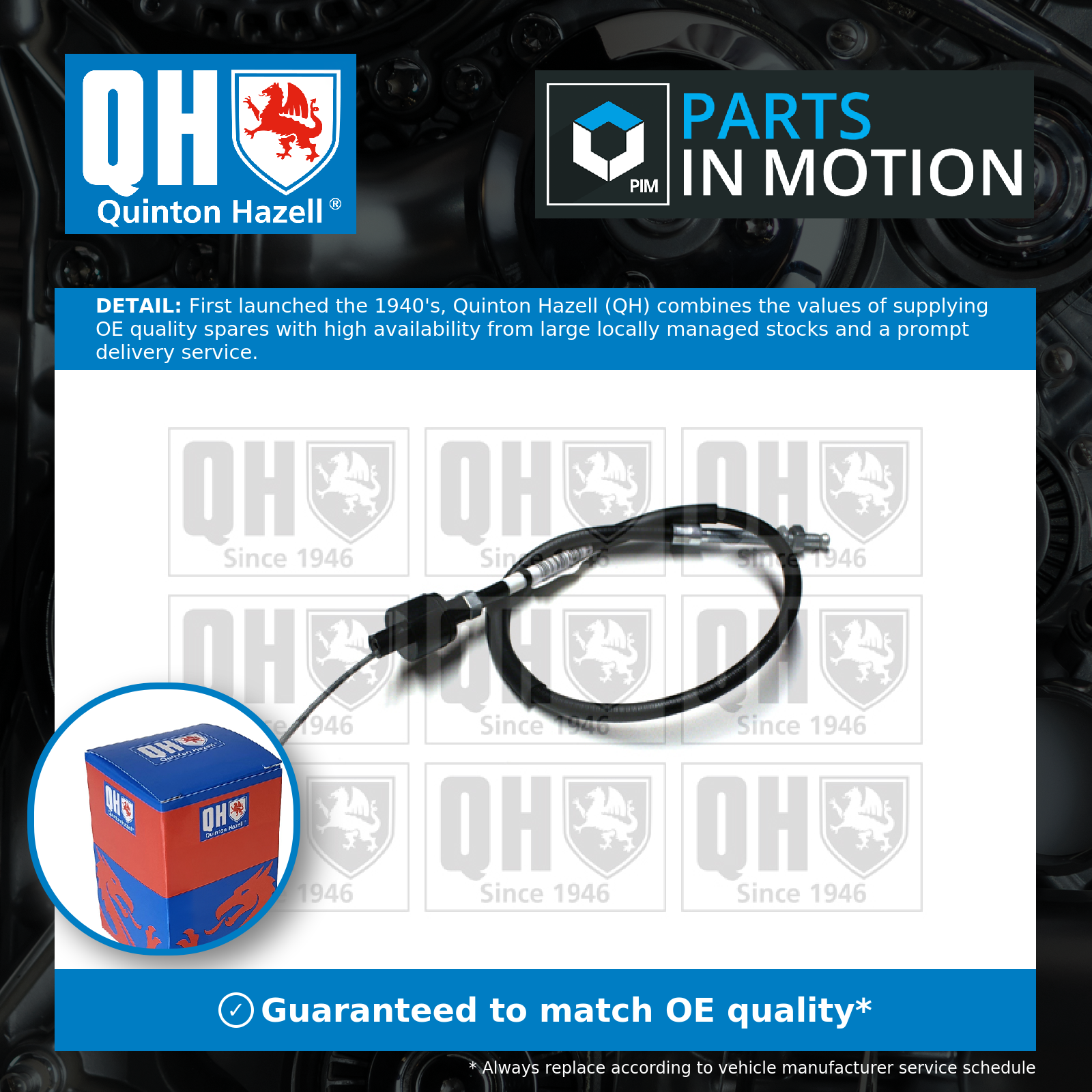 Quinton Hazell Clutch Cable QCC1045 [PM222632]