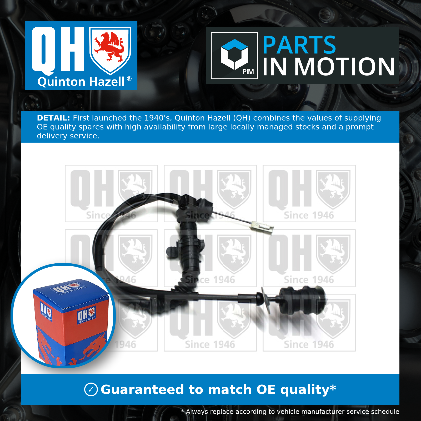Quinton Hazell Clutch Cable QCC1399 [PM240688]