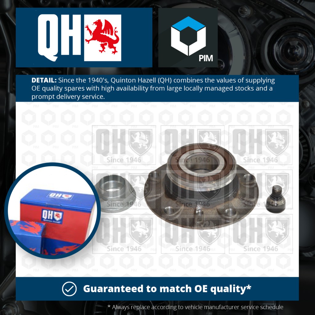 QH QWB1193 Wheel Bearing Kit 