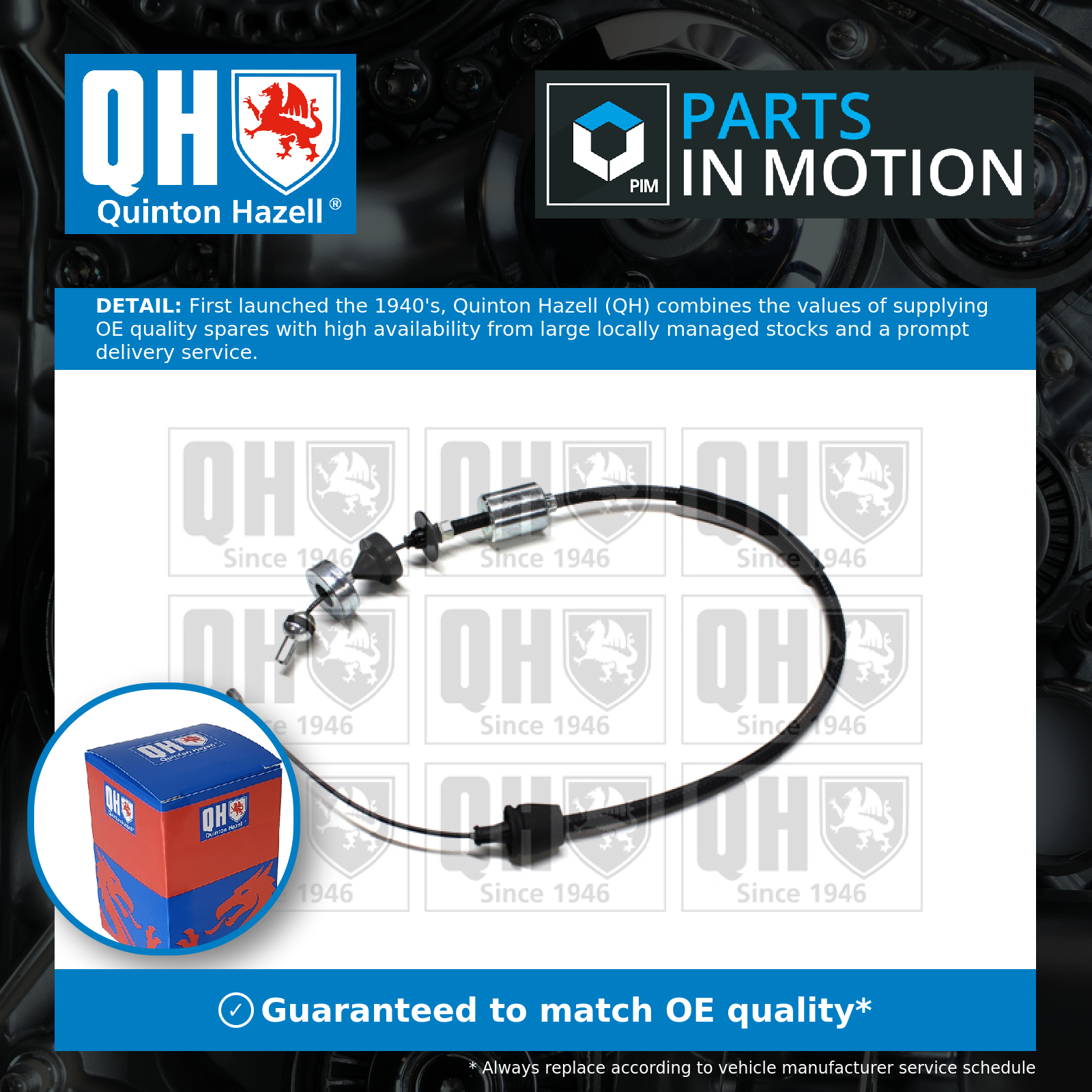 Quinton Hazell Clutch Cable QCC1911 [PM462306]