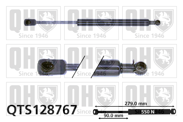 febi bilstein 27652 Gas Spring for tailgate pack of one 