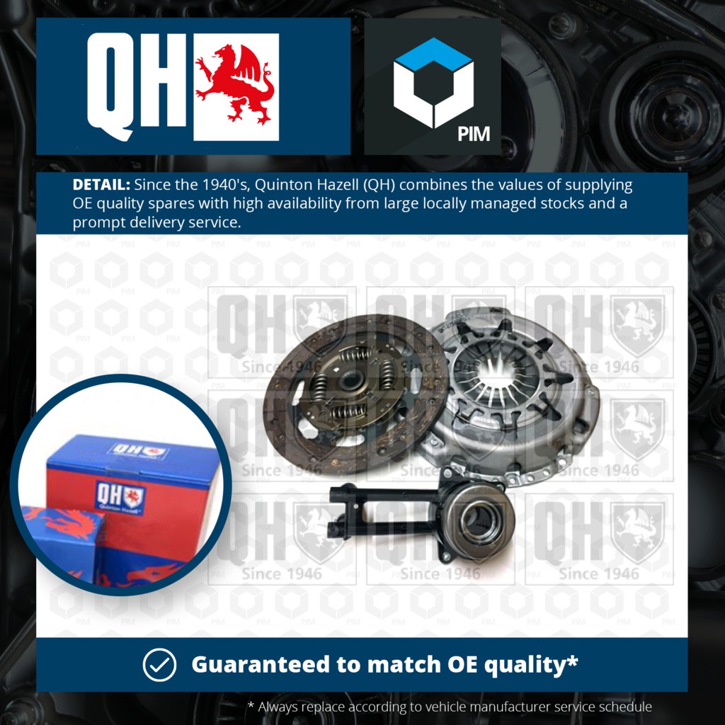 QH QKT2756AF 3-in-1 CSC Clutch Kit 