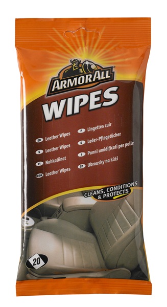 Armorall 39020ML 20 Count Leather Wipes Pouch