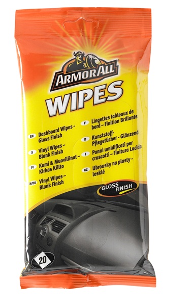 Armorall 36020ML 20 Dashboard Wipes Pouch