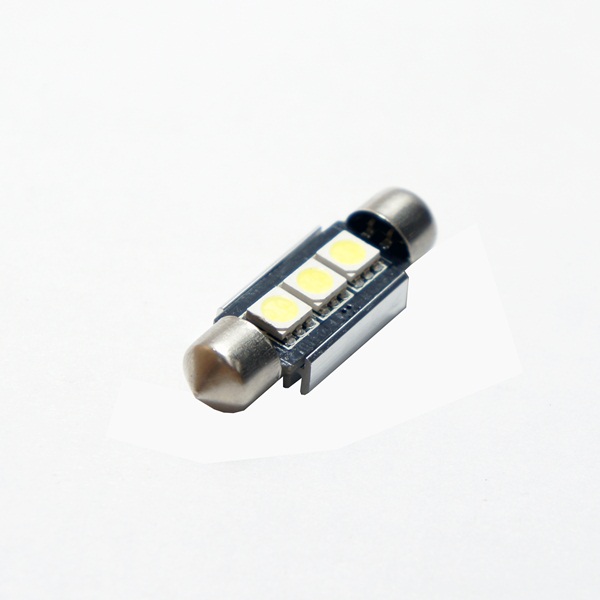 Autolamps LEDC239T 12v Fest 11x38mm Canbus 2-Led White (X2)