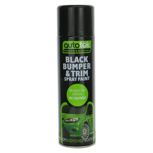 Autotek ATOOBTB500 617 Bumper And Trim Paint Blk 500ml