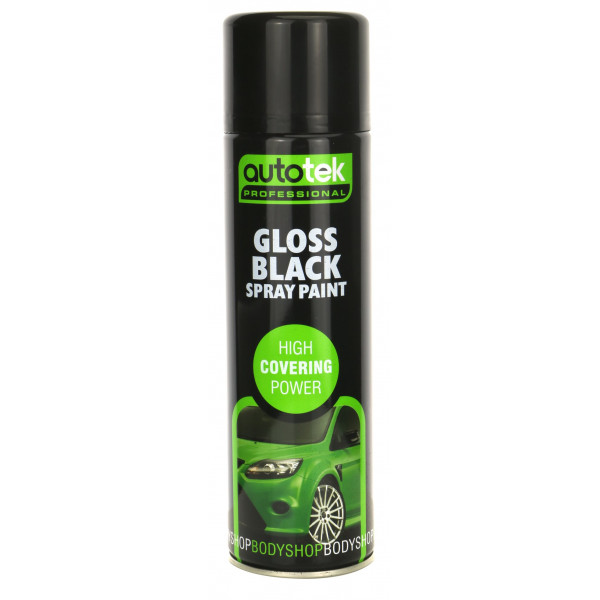 Autotek ATOOOGB500 471 Gloss Black Paint 500ml