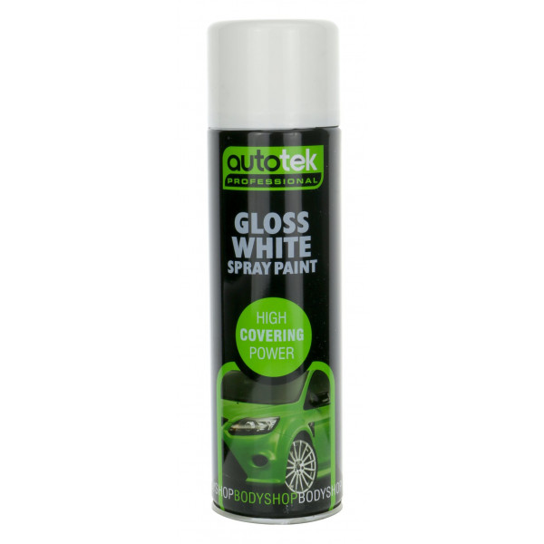 Autotek ATOOOGW500 501 Gloss White Paint 500ml