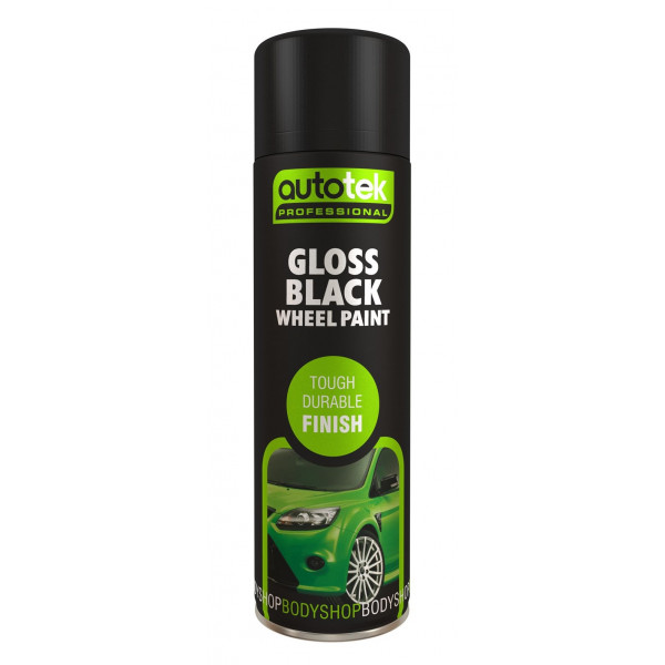 Autotek ATOOGBW500 Gloss Black Wheel Paint - 500ml