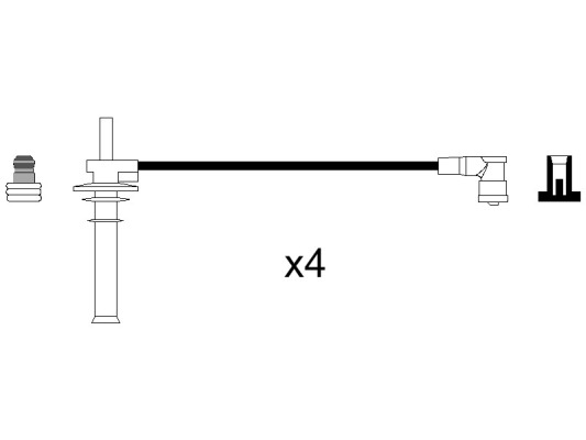 Cambiare HT Leads Ignition Cables Set VE522924 [PM722206]