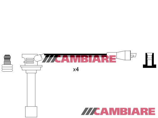 Cambiare HT Leads Ignition Cables Set VE522591 [PM126038]