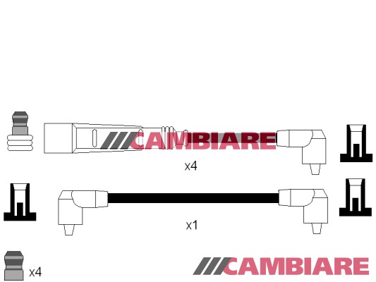 Cambiare HT Leads Ignition Cables Set VE522874 [PM124074]