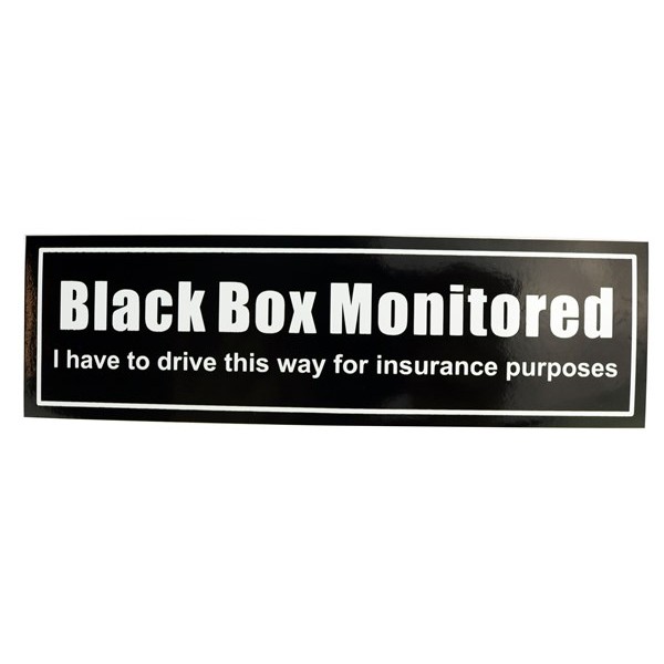 Castle V608 Black Box Monitored Rectangle Sticker
