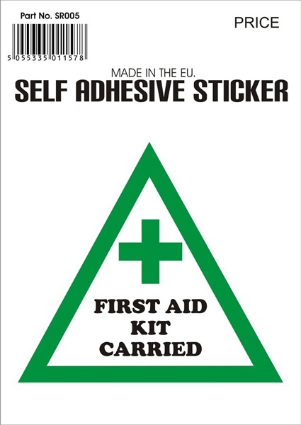 Castle V45 First Aid Kit Sticker