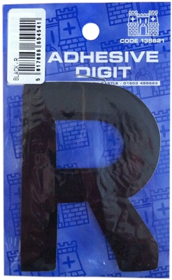 Castle DPX12R R - 3in Adhesive Black Pack Of 12