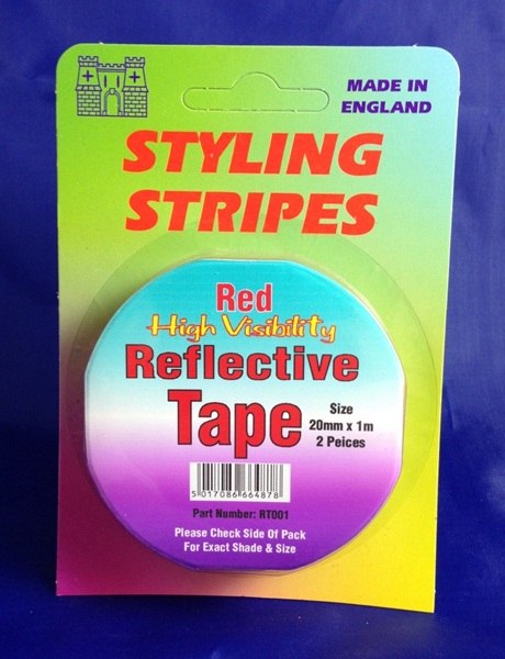 Castle RTR Reflective Tape Red