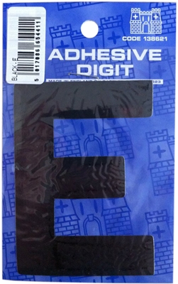 Castle DPX12E E - 3in Adhesive Black Pack Of 12