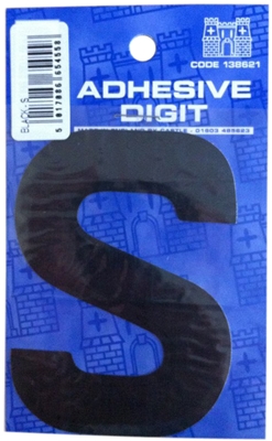 Castle DPX12S S - 3in Adhesive Black Pack Of 12