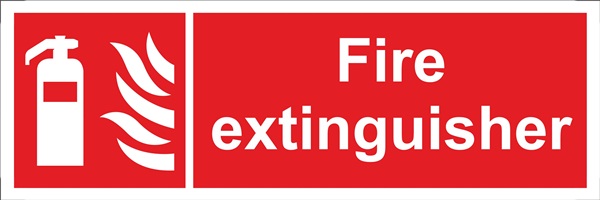 Castle SS027SA Fire Extinguisher Sa 300x100mm