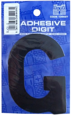 Castle DPX12G G - 3in Adhesive Black Pack Of 12