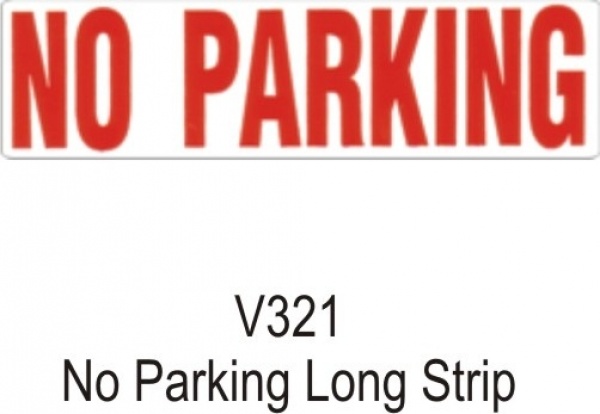 Castle V321 No Parking Long Strip Sticker