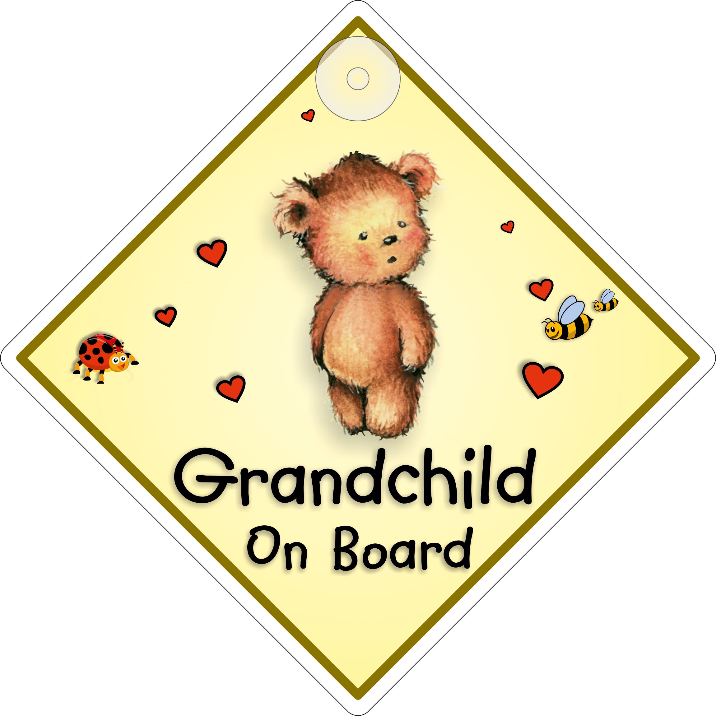 Castle DH56 Grandchild On Board Diamond Hanger