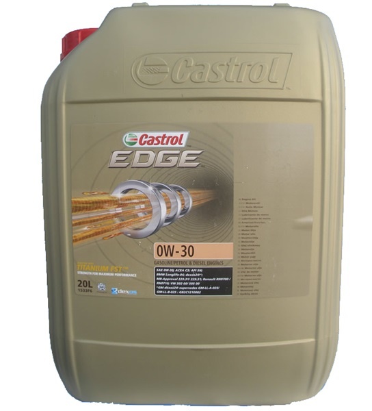 Castrol 1533F6 Edge 0w-30 20L