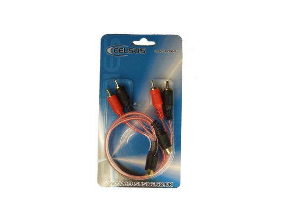 Celsus RCA-STYF2M Phono Cable Connect St Y Leads Fem2male