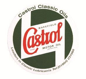 Castrol Classic STR598 5 Inch Bodywork Sticker