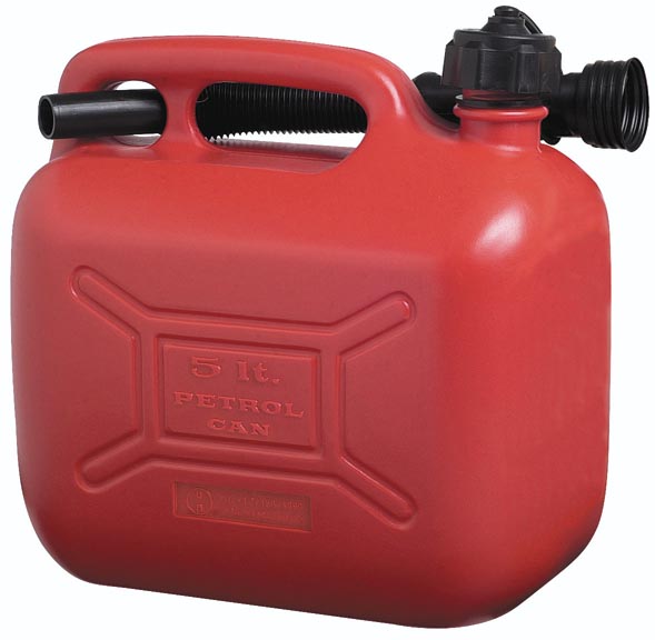Cosmos 03106 5L Red Plastic Fuel Can