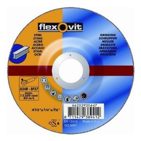 Flexovit 66252920447 Standard Grinding Discs 115mm