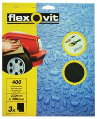 Flexovit 63642526303 Wet And Dry Paper Fine 400 X3