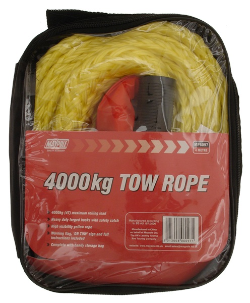Maypole 6097 Tow Rope 3.5m X 4000kg