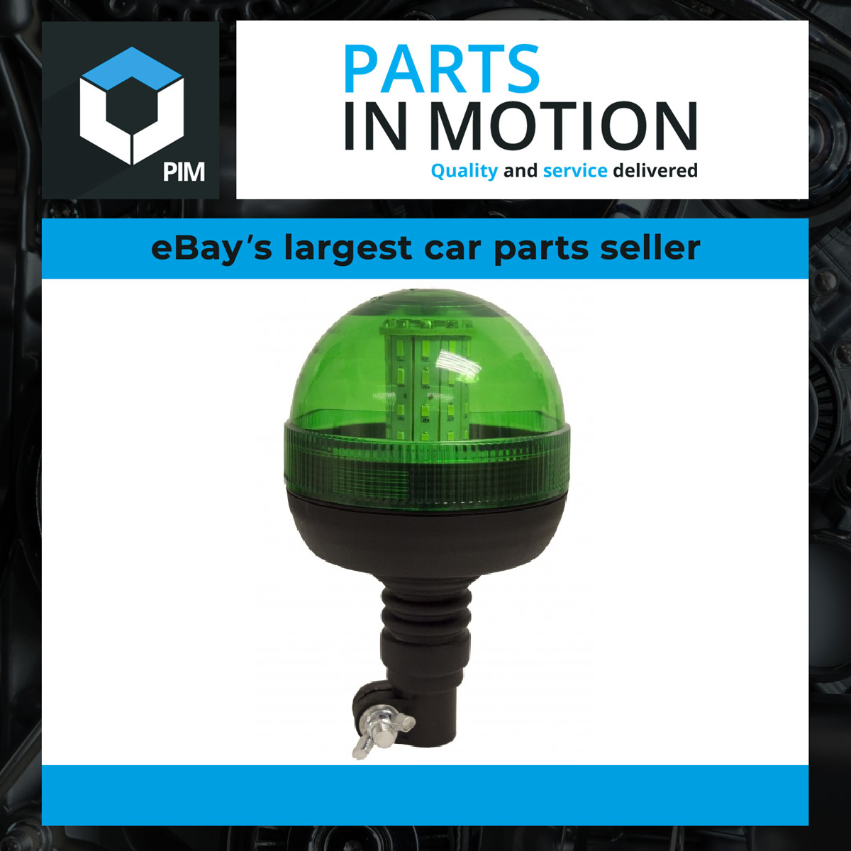 Maypole 12/24v Green Flexi Mount Led Beacon R10 Ip66 MP40934 [PM1890523]