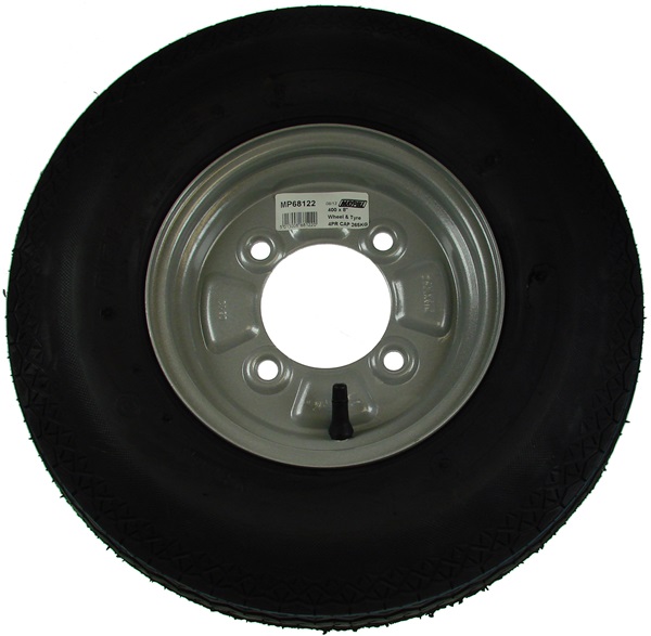 Maypole 68122 Spare Trailer Wheel & Tyre 400 X 8