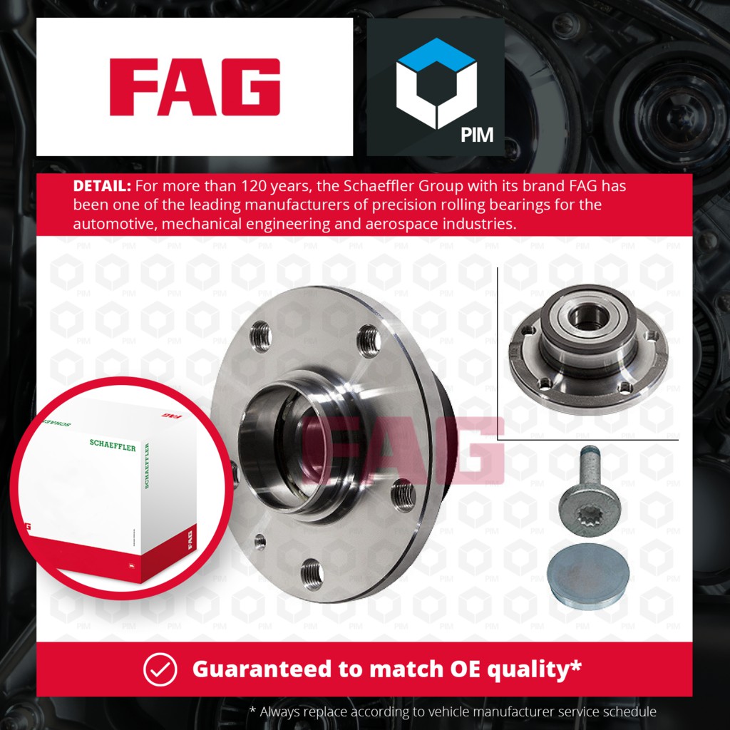 FAG Wheel Bearing Kit Rear 713610960 [PM1096010]