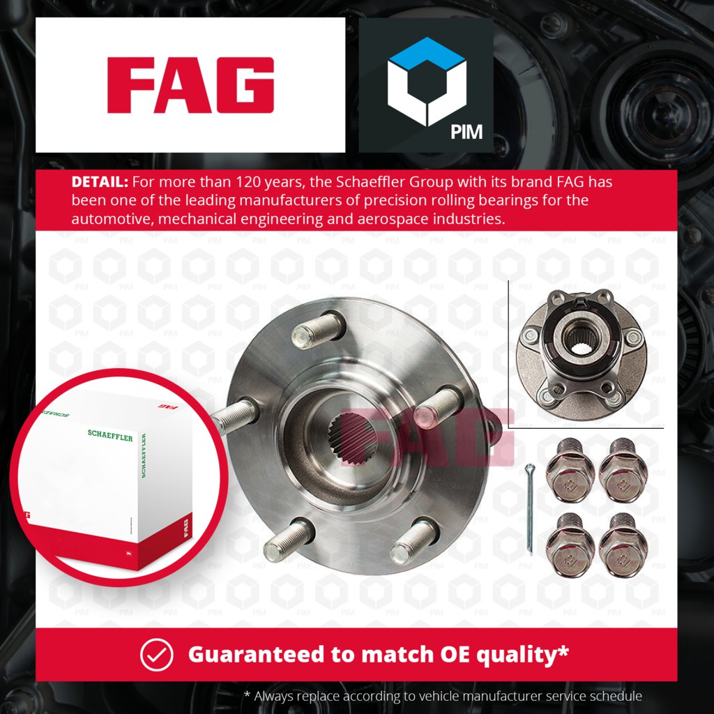 FAG Wheel Bearing Kit Rear 713619890 [PM1096070]