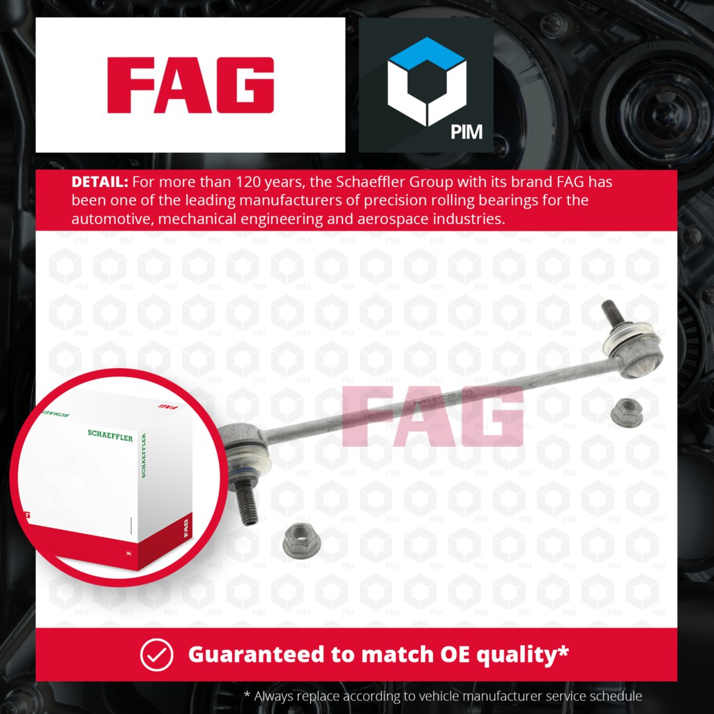 FAG Anti Roll Bar Link Front 818006310 [PM1654049]