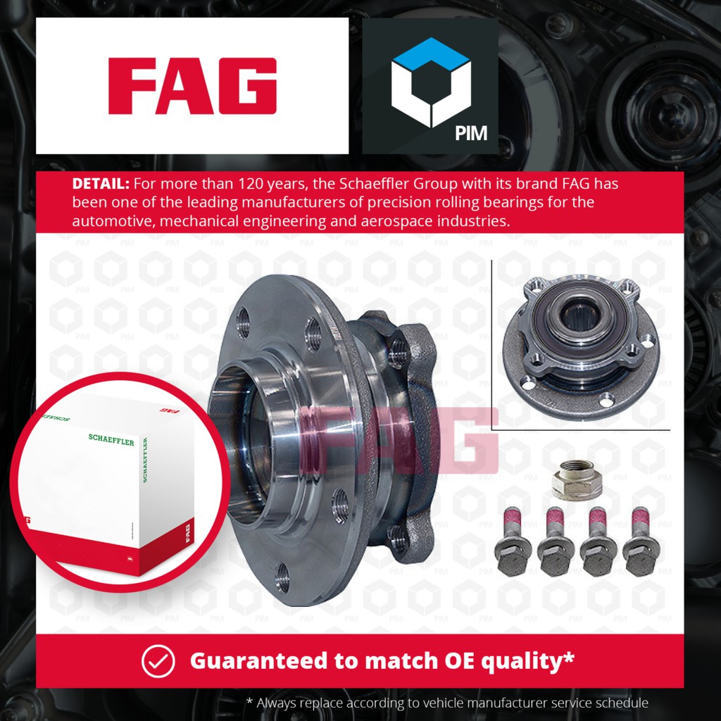 FAG Wheel Bearing Kit Rear 713649770 [PM1900180]