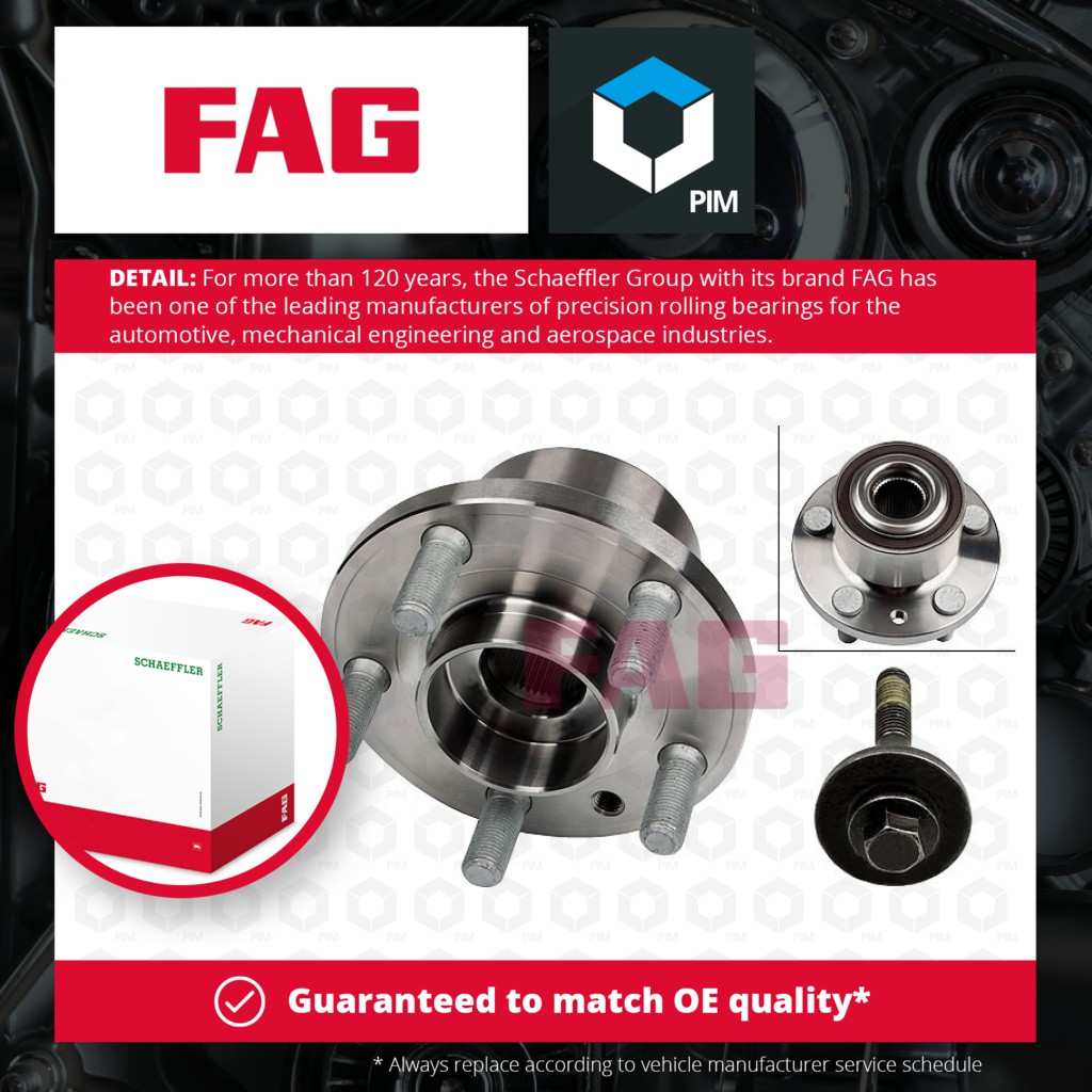 FAG Wheel Bearing Kit Front 713678820 [PM328817]