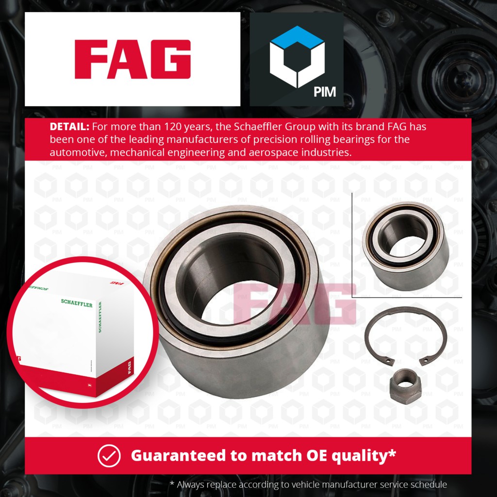 FAG Wheel Bearing Kit Front 713678040 [PM459207]