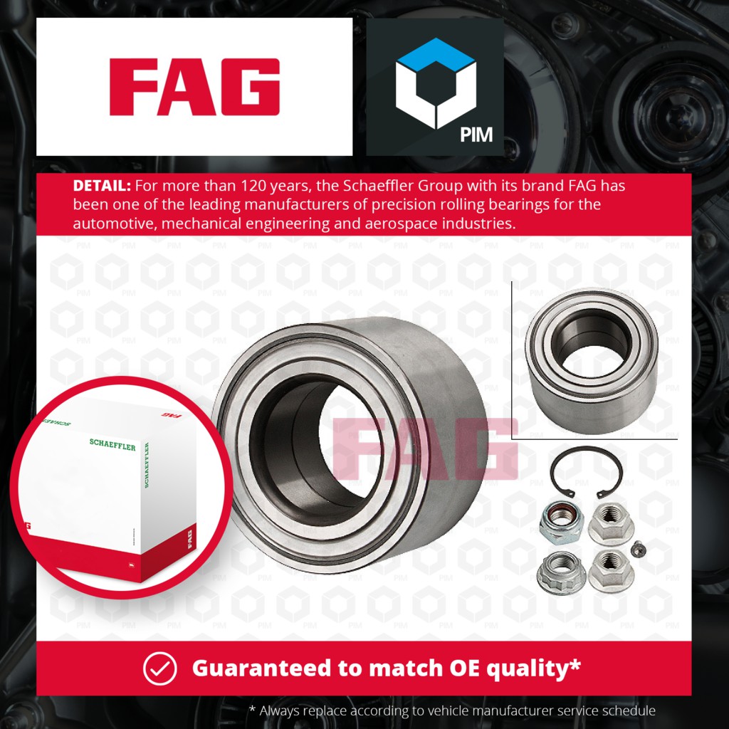 FAG Wheel Bearing Kit Front 713610310 [PM459288]