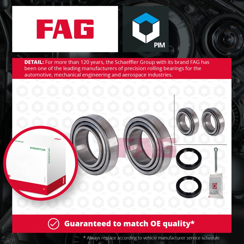 FAG Wheel Bearing Kit Front 713619130 [PM459361]