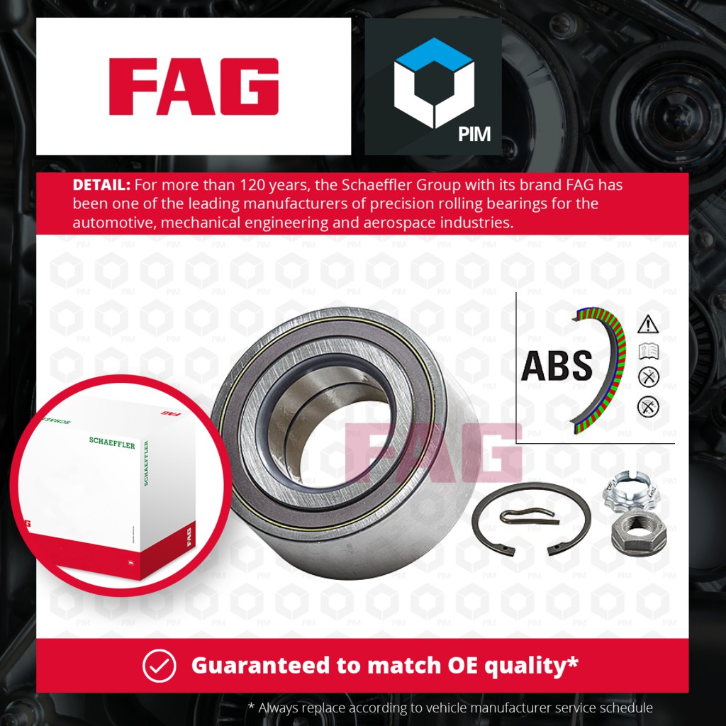 2x FAG Wheel Bearing Kit 713640180 [PM459415]