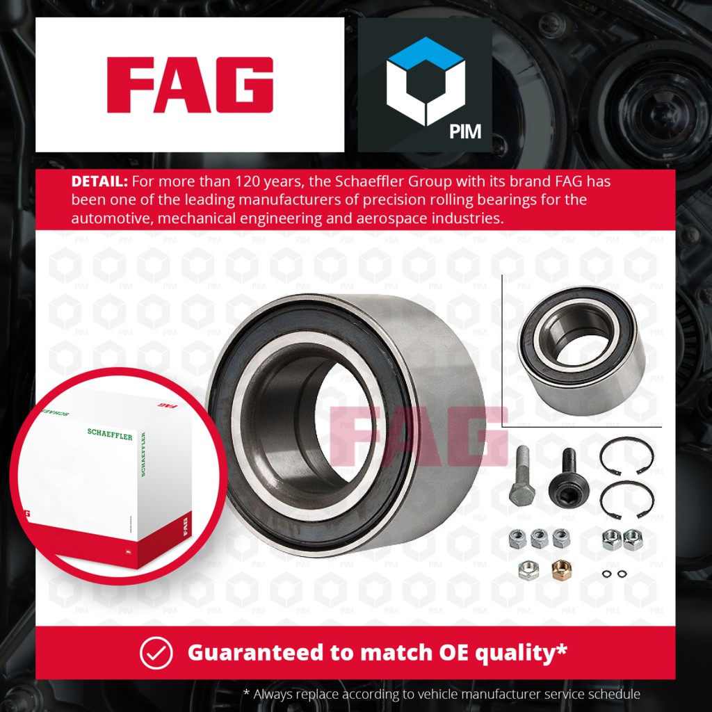 FAG Wheel Bearing Kit 713610170 [PM459480]